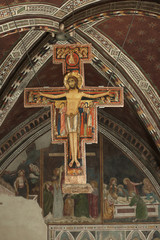 San Damianokreuz in der Kirche Santa Chiara in Assisi, Italien