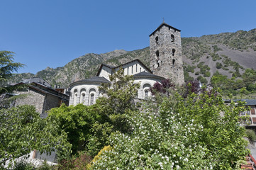 Fototapeta na wymiar Boks w Andorra-La-Vella