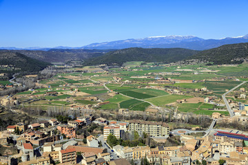 Fototapeta na wymiar Rural catalan landscape near Cardona. Catalonia