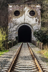 Fototapeta na wymiar Abandoned Railway Tunnel