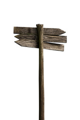 Alter Wegweiser aus Holz