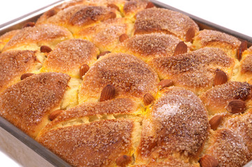 Delicious Easter cake with almonds