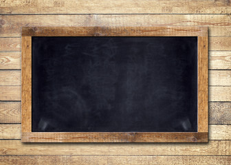 Blackboard / Wooden Background