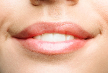 Beautiful natural lips