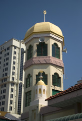 Fototapeta na wymiar Bengalski meczet, Georgetown, Penang, Malezja