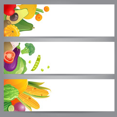 vegetable banners