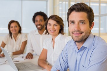 Business people in a meeting at office