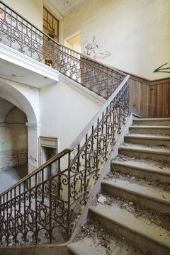 old abandoned stair