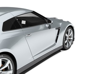 Obraz na płótnie Canvas Sport car isolated on a white background