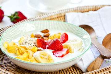 Yogurt with fresh fruits