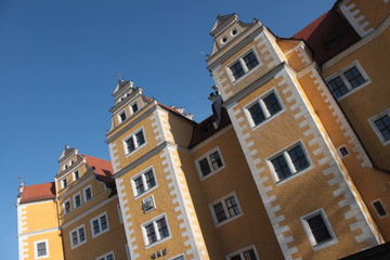 Fototapeta na wymiar Renaissanceschloss in Annaburg