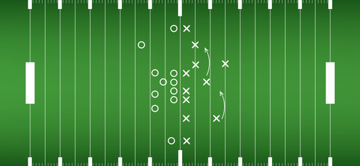american football field background. vector soccer field