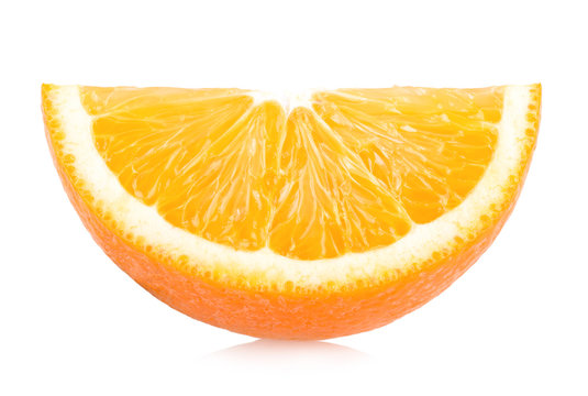ripe orange slice