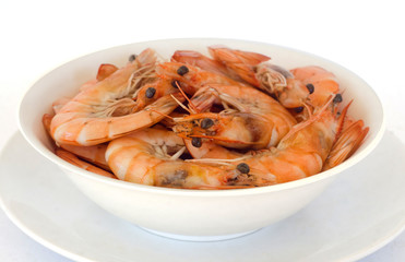 Boiled shrimp