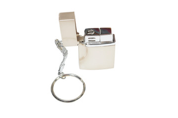 Opened cigarette lighter