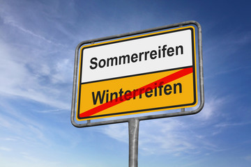 Obraz premium Reifenwechsel