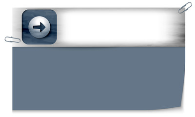 Fototapeta premium blank banner with dark texture and arrow