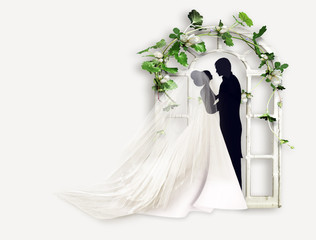Свадьба. Жених и невеста