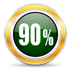 90 percent icon