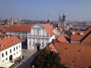 Fototapeta premium cathedral from lotrscak