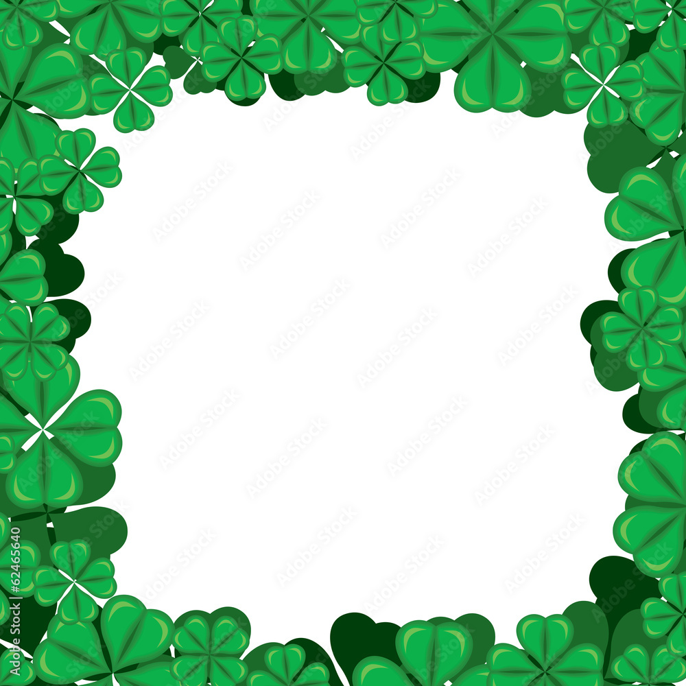 Poster Quatrefoil clover border