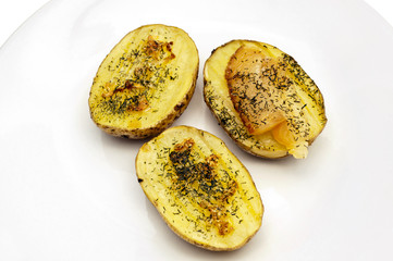 Baked potatoes