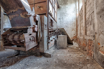 Fototapeta premium Old, abandoned and forgotten brick factory