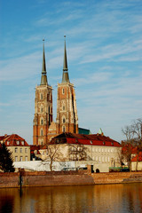 Fototapeta na wymiar Miasto Wrocław, Polska