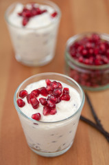 Vanille Topfencreme mit Beeren