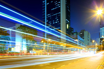 Highway in modern city