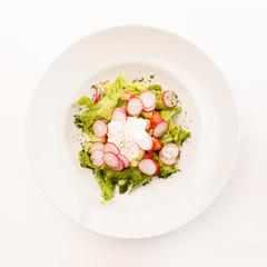 salad with radish