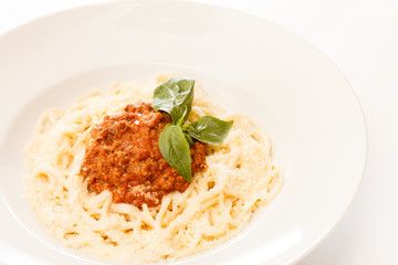 delicious pasta plate