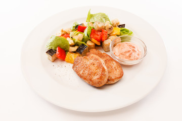 cutlets with vegetables