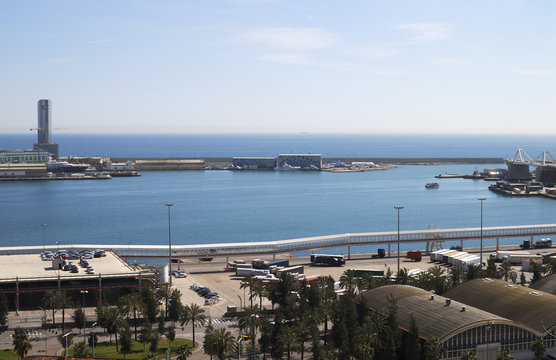 Port at Barcelona. Catalonia. Spain