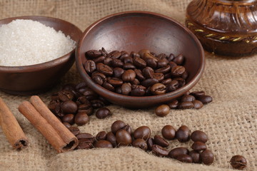 Robusta Coffee Beans at Goni Sack