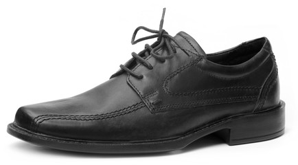 Single black shoe
