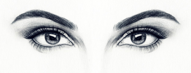woman eyes
