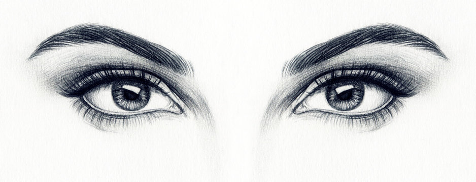 woman eyes