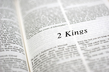 Obraz premium Book of 2 Kings