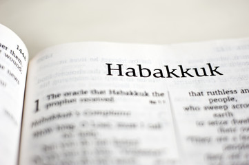 Fototapeta premium Book of Habakkuk