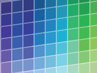 Cold Colored Squares Palette Illustration