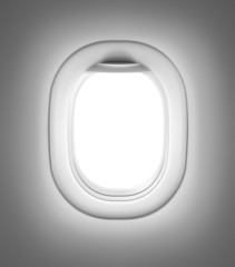 Airplane or jet gray window
