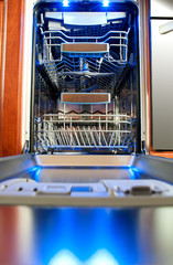 inside dishwasher