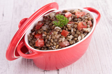 lentils stew or salad