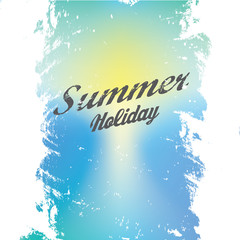 vector hello summer illustration.