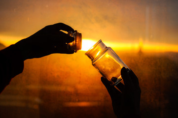Catching the sun
