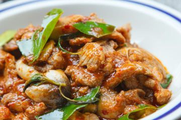 Fried Pork Chili