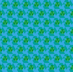 blue seamless triangle abstract pattern