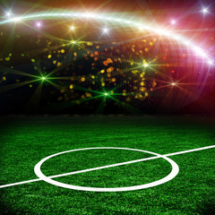 Stadium with lighst