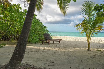 deckchair on the beach - 62491029